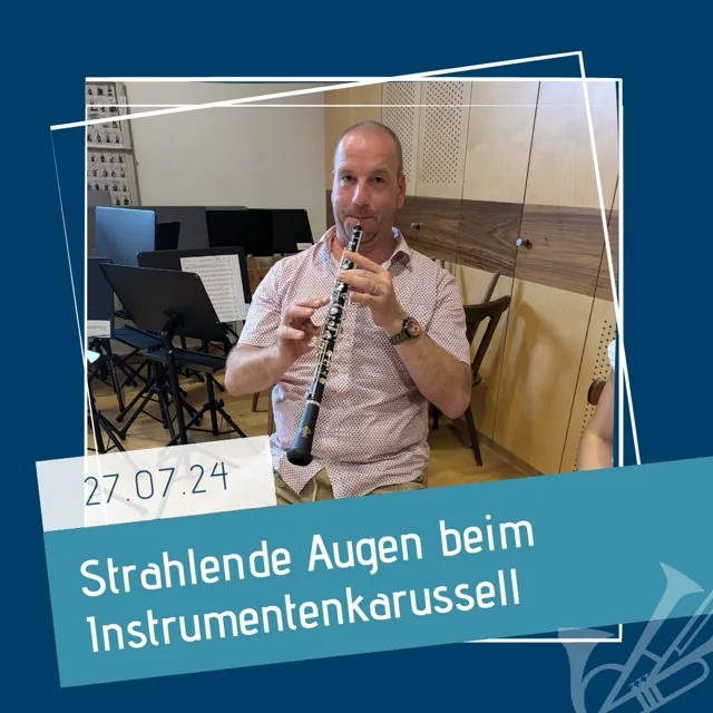 Strahlende Augen beim Instrumentenkarussell