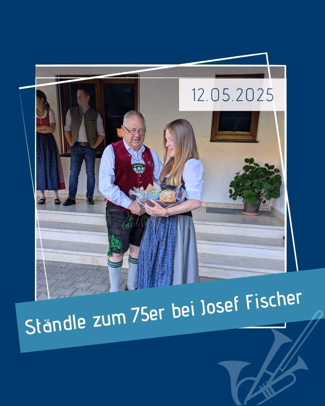 Ständle zum 75er bei Josef Fischer