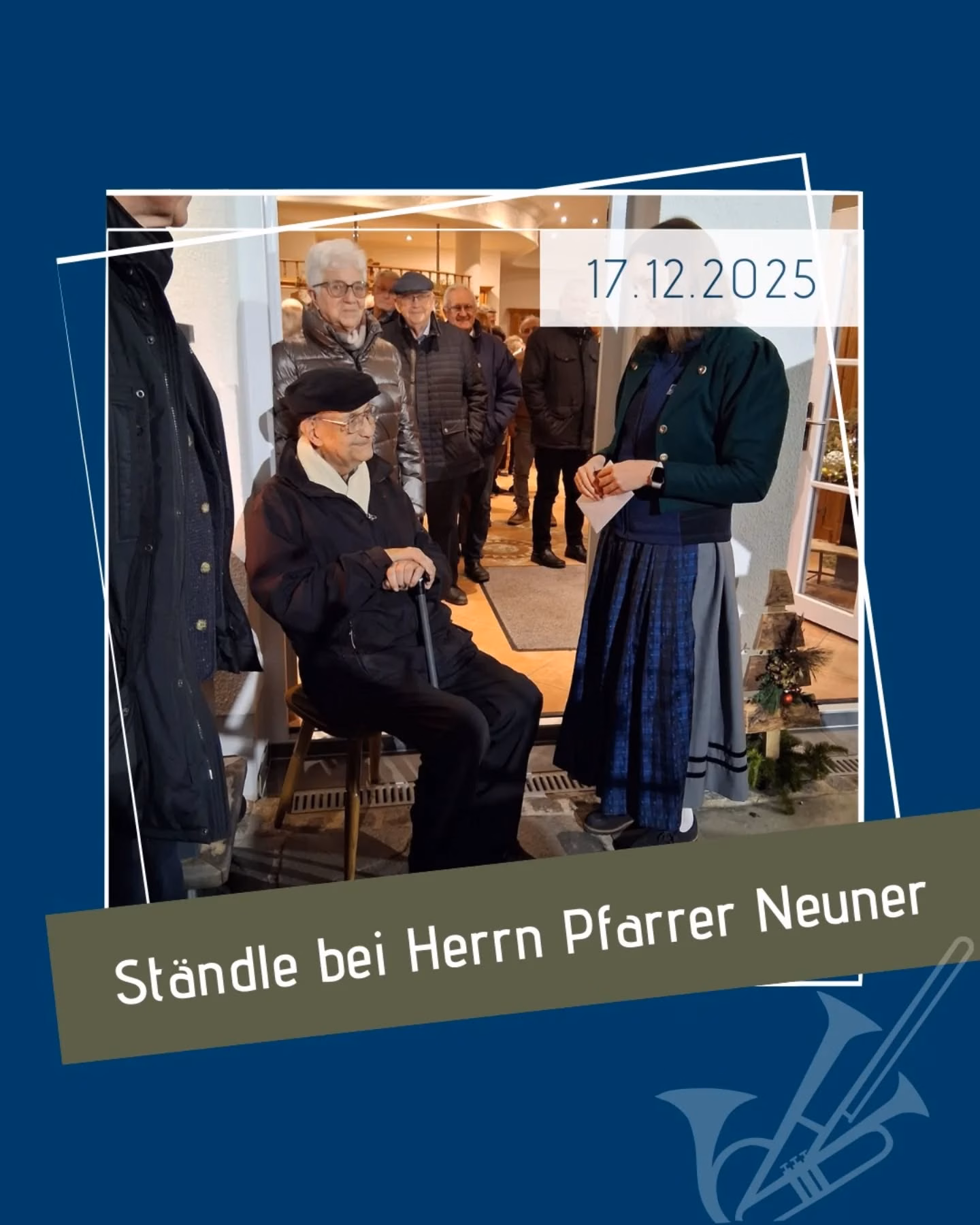 Ständle bei Herrn Pfarrer Neuner